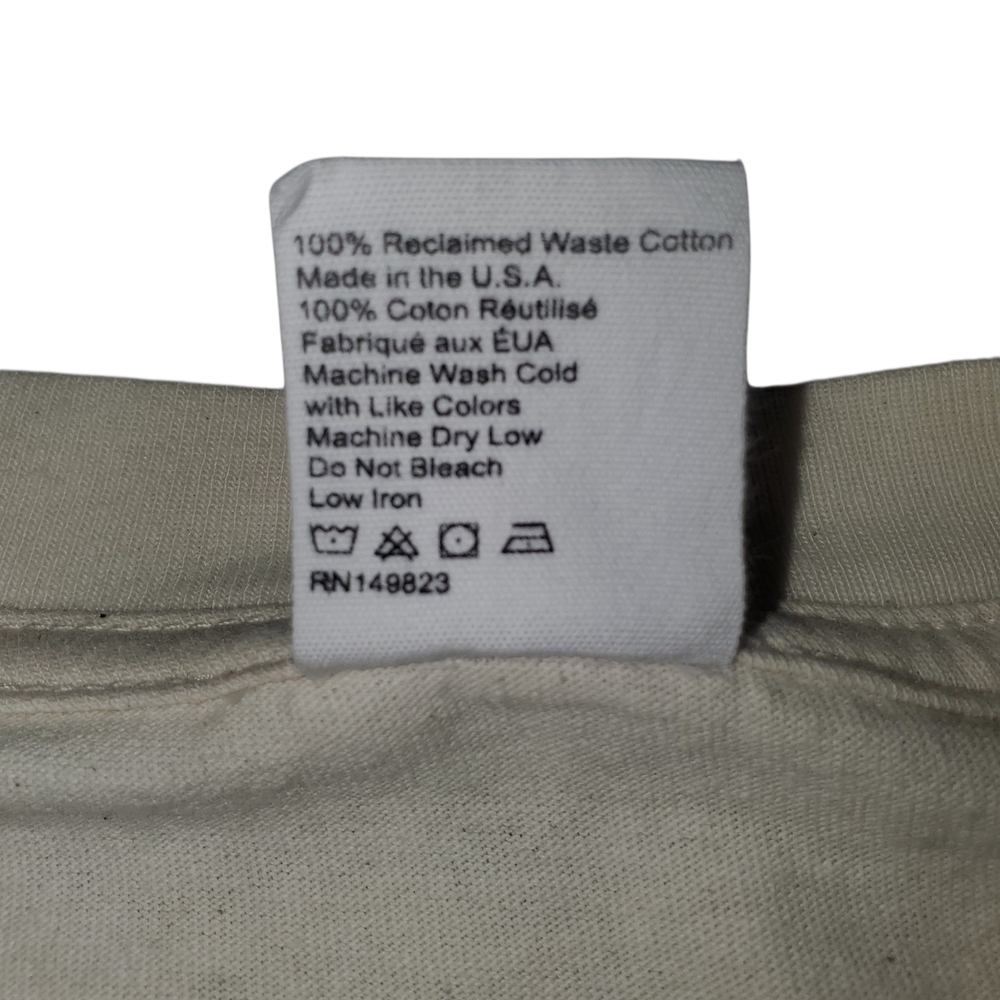 EVERYBODY.WORLD Baby Trash Tee Short Sleeve Cropped Cream Size Medium - Picture 4 of 6